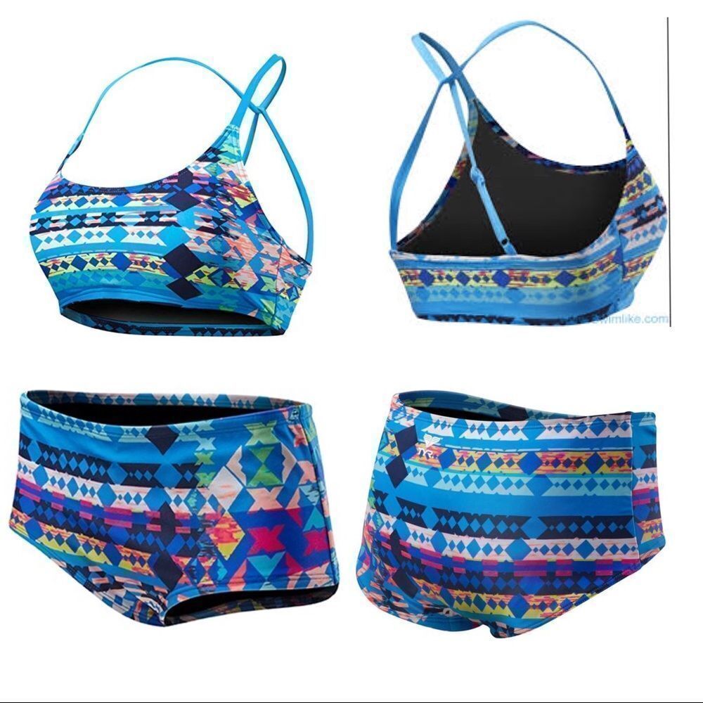 TYR Boca Chica Racerback Top & Cheeky Shorts (NWT)